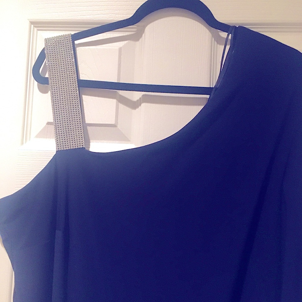 Navy blue evening wear jumpsuit size 20
